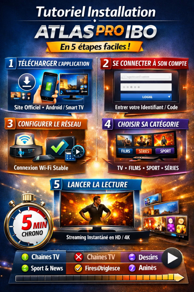 Comment installer et utiliser Atlas Pro IBO en 5 minutes chrono (Guide débutant 2026)